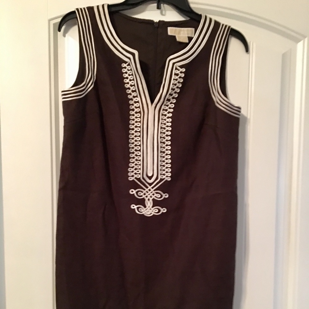 michael kors Women’s Shift Dress Chocolate Brown